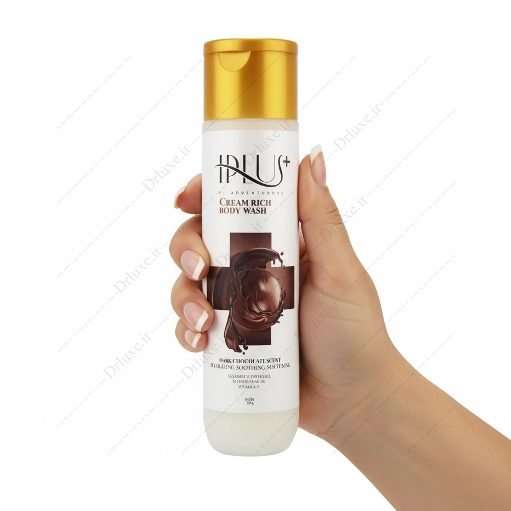 شامپو بدن کرمی شکلات تلخ آی پلاس